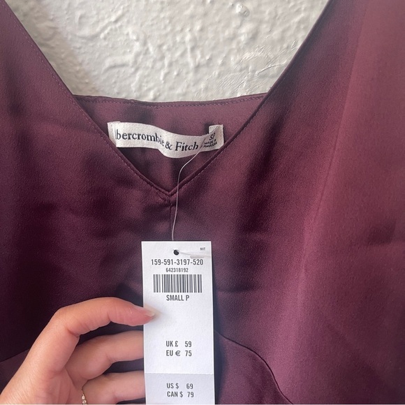 Abercrombie & Fitch Purple Mini Dress with Tags - Picture 2 of 3